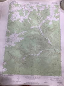 Brookland Quadrangle Pennsylvania-Potter Co. Geological Survey (22inx27in)