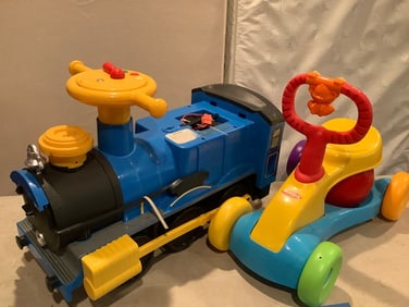 Playskool kids bike and train children's toy