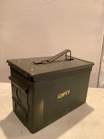 Vintage ammunition box(12in.x6in.x7.5in.)