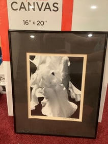 Framed black and white photographic print(13.25in.x16.25in.)