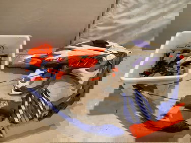 Toy guns and Nerf crossbow