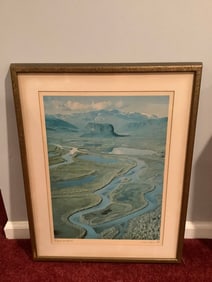 Framed and signed scenic art print(19in.x24in.)