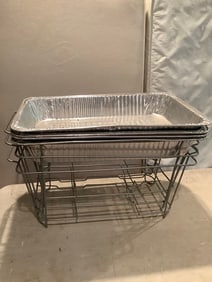 Set of sterno trays