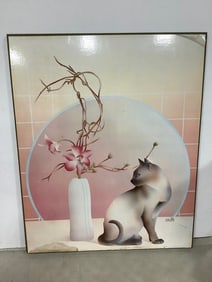 Artwork Signed by Carlos Rios *slight damage* (22inx27in)