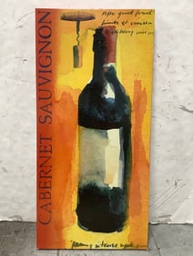 Cabernet Sauvignon Canvas Artwork (18inx38in)