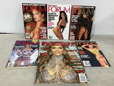 Adult magazines(Playboy and Forum)