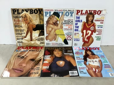 Adult magazines(Playboy and Penthouse)