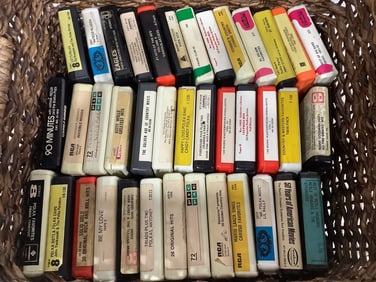 Various 8 Tracks (Kitty Wells, Barry Manilow, Benny Goodman, and more)