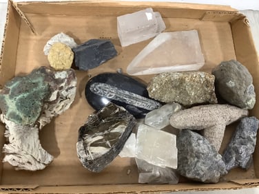 Various Rocks and Minerals