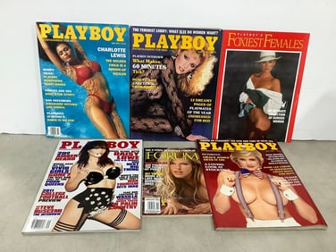 Various Adult Magazines (Playboy and Forum)