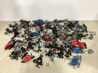 Large lot of Medieval toy figures