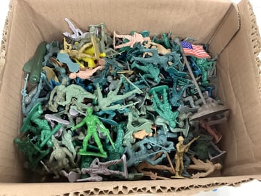 Large lot of military toy figures