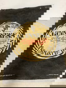 Vintage Guinness:Extra Stout linen/cotton wall hanger(16in.x27in.)