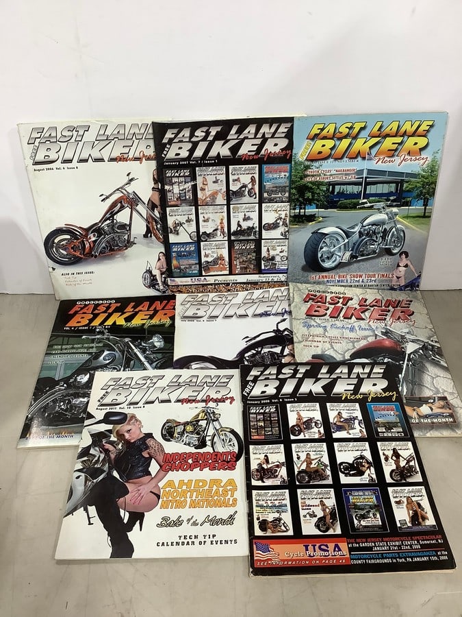 Fast Lane Biker New Jersey magazine lot: Fast Lane Biker New Jersey magazine lot
