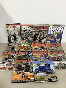 American Biker and Hot Bike magazine lot