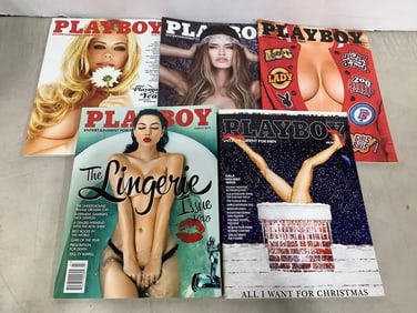Playboy magazines