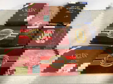Various cigar boxes