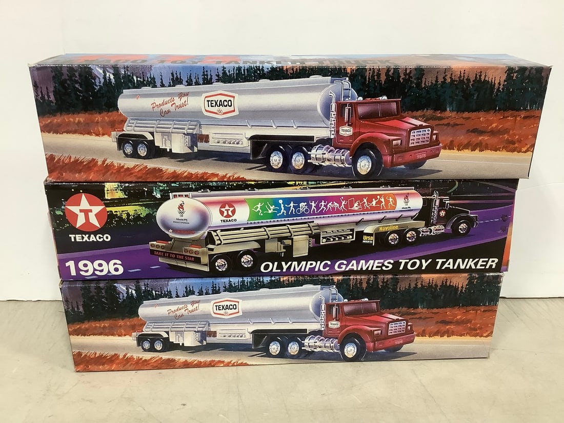 1975 Texaco Toy Tanker Trucks *new in box*: 1975 Texaco Toy Tanker Trucks *new in box*