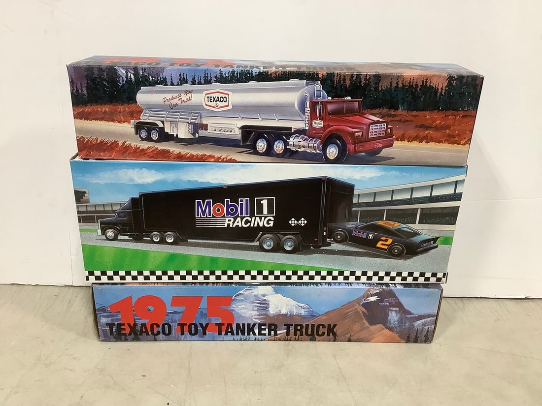 1975 Texaco Toy Tanker Trucks *new in box*: 1975 Texaco Toy Tanker Trucks *new in box*