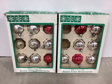 Vintage Glass Tree Ornaments