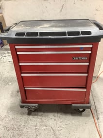 Craftsman toolbox with wheels(34in.x20in.x34in.)