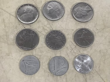 1950's/1960's foreign coins