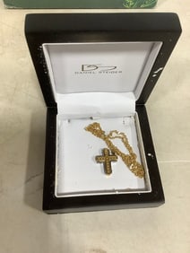 Costume cross necklace