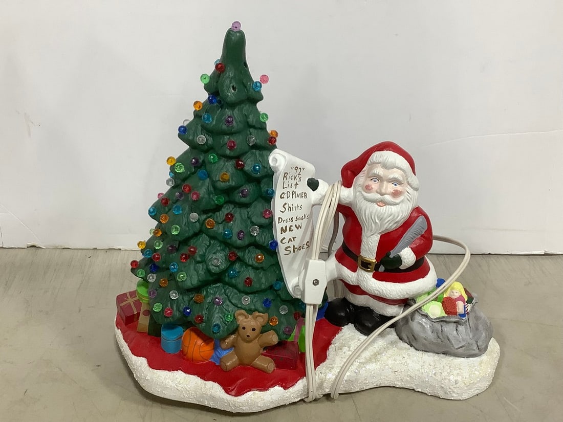 1992 Christmas Light Up Decor (12in Tall) (1 of 1)