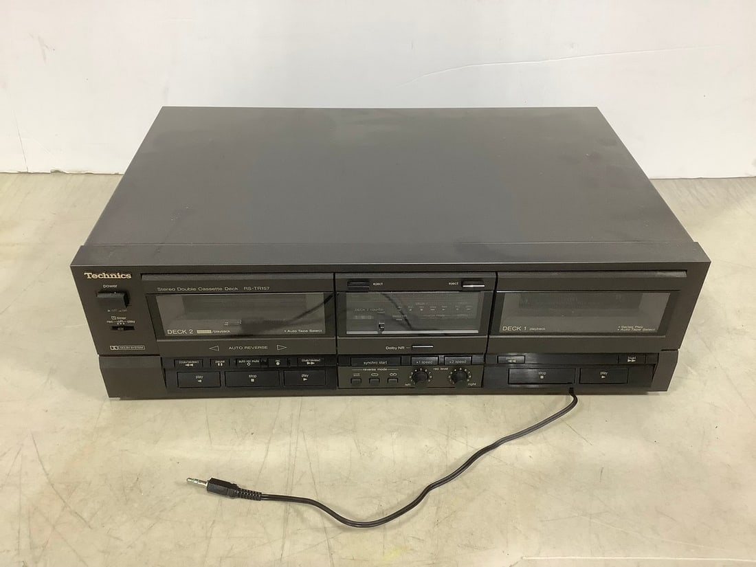 Technics stereo double casette deck(model:RS-TR157) (1 of 1)