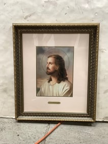Framed religious artwork(18in.x22in.)