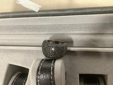 Sterling ring mens with stone