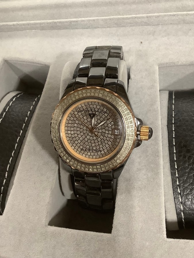 Swizz legend Karamica diamond mens watch: Swizz legend Karamica diamond mens watch