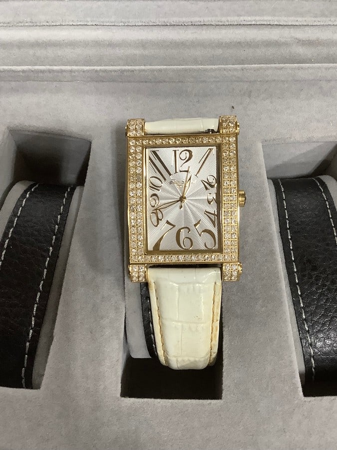 Swizz legend diamond watch mens with real diamonds (1 of 1)