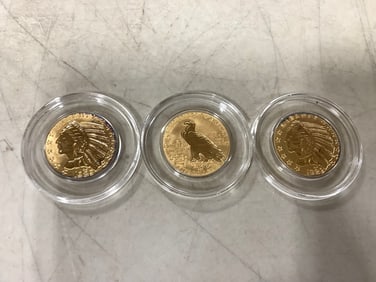 1929 Tribute Proof 5 dollar coins