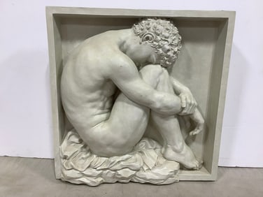 Toscano european styled sculpture(19in.x19.5in.)