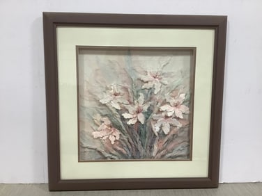 Framed and Signed Artwork (22inx22in)