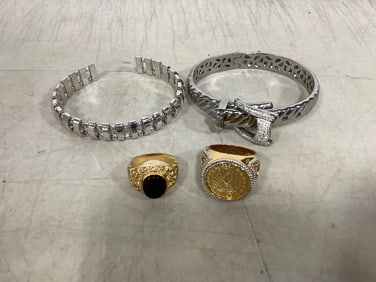 Costume jewelry(Rings and bracelets)