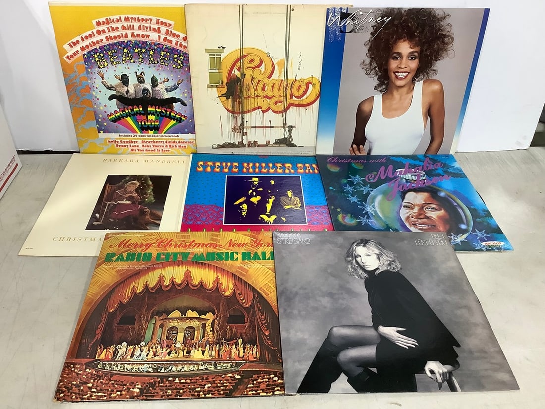 Vintage records(Chicago, The Beatles, Steve Miller Band, and more): Vintage records(Chicago, The Beatles, Steve Miller Band, and more)
