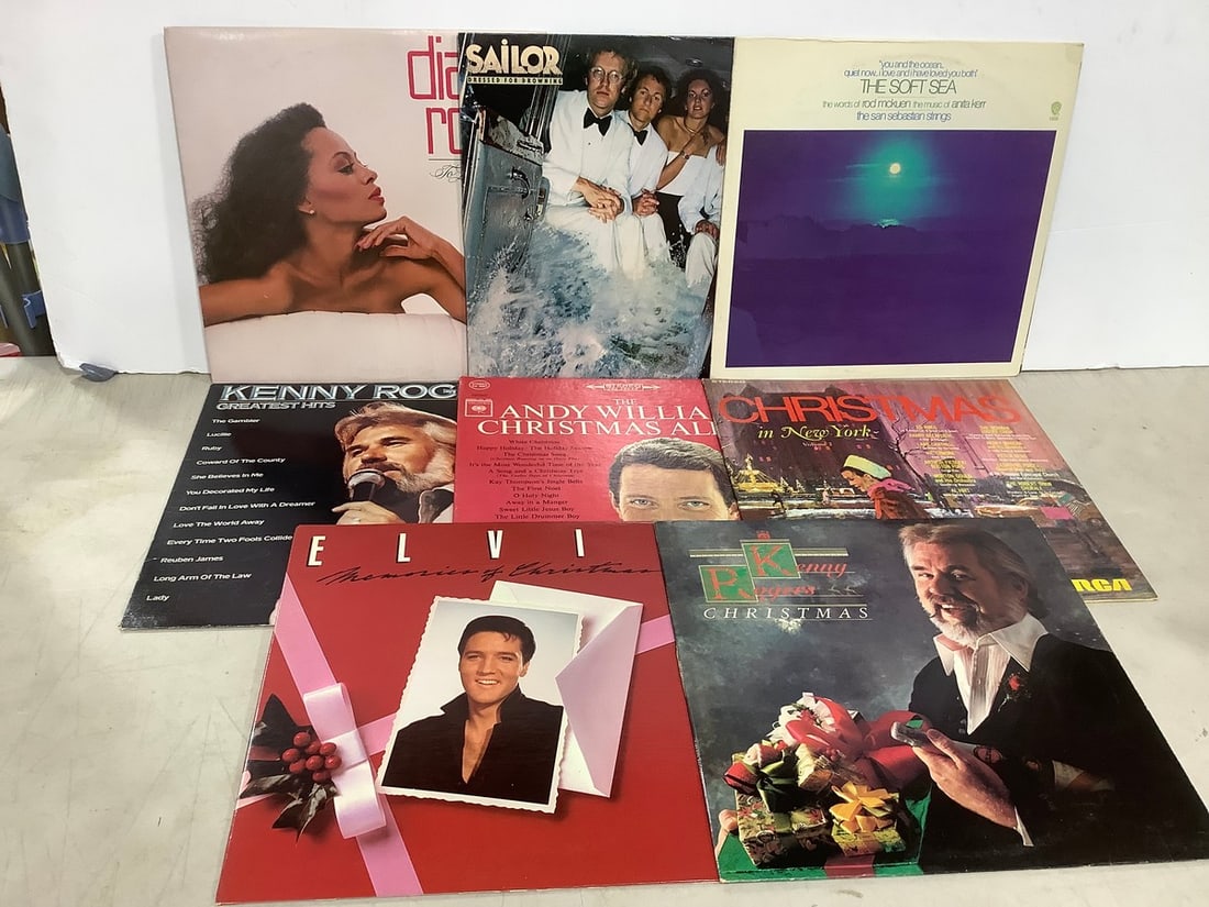 Vintage records(Kenny Rogers, Andy Williams, Elvis, and more): Vintage records(Kenny Rogers, Andy Williams, Elvis, and more)