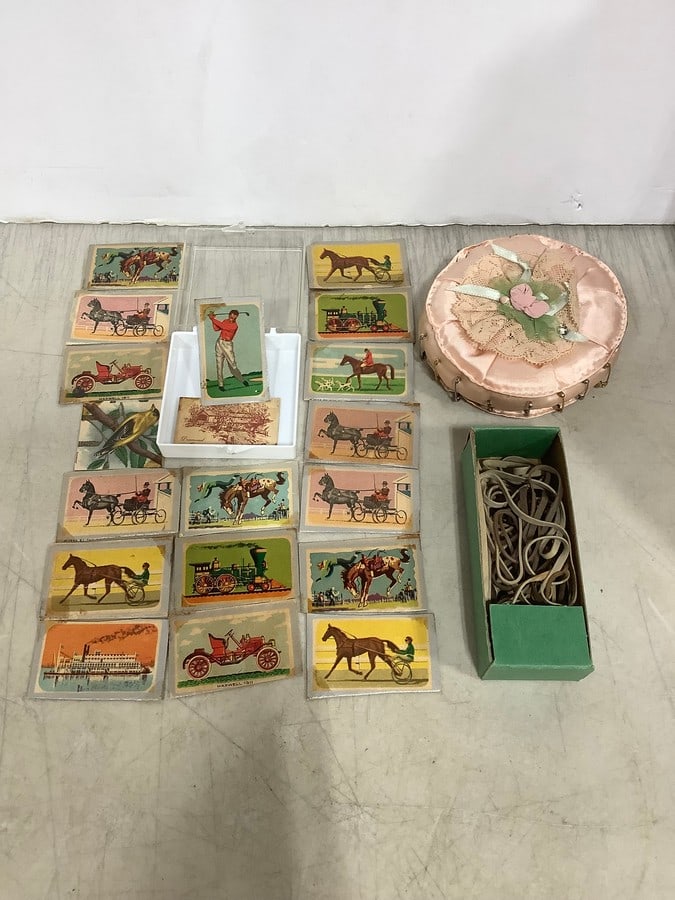 Pin cushion, cardboard cutouts, and more: Pin cushion, cardboard cutouts, and more