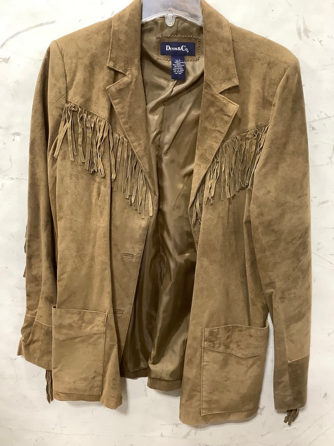 Denim & Co Cowboy Jacket (Size: L) (1 of 1)