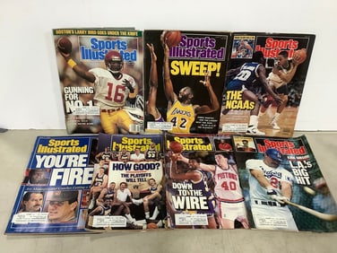 Various Sports Illustrated Magazines