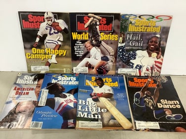 Various Sports Illustrated Magazines