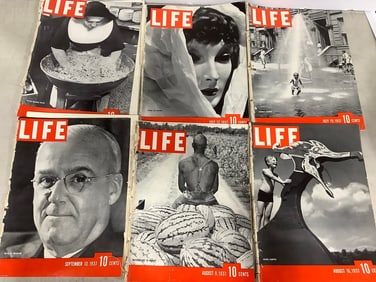 Various Life Magazines *covers falling off*
