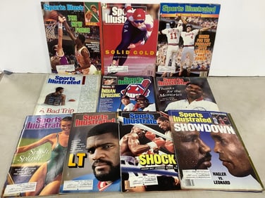 Various Sports Illustrated Magazines