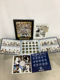 2009 Yankees World Series Champions Plaque (10.5inx13in), Yankees Medallion Collection, and more