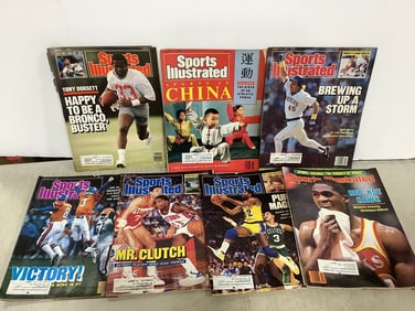 Various Sports Illustrated Magazines