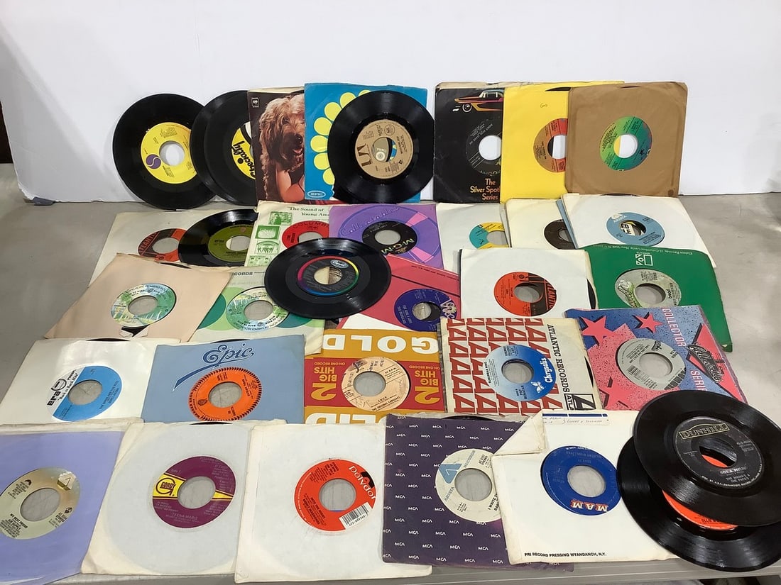 Vintage 45's(Abba, Alisha, The Original Cadillacs, and more) (1 of 1)