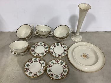 Various Lenox Cups, Plates, and more (Tallest - 9.25in)