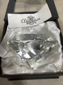 Oleg Cassini Crystal Paperweight